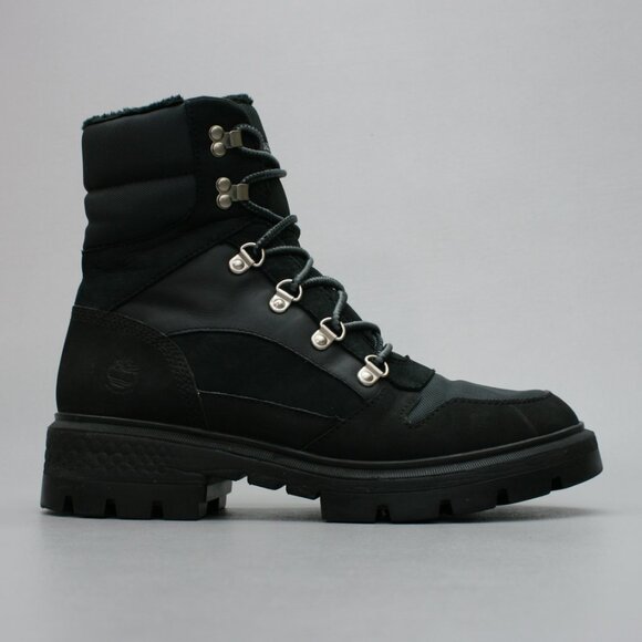 Timberland Ladies 9.5 Cortina Valley Warm Lined Black Waterproof Boots - A5P83 - Picture 4 of 12